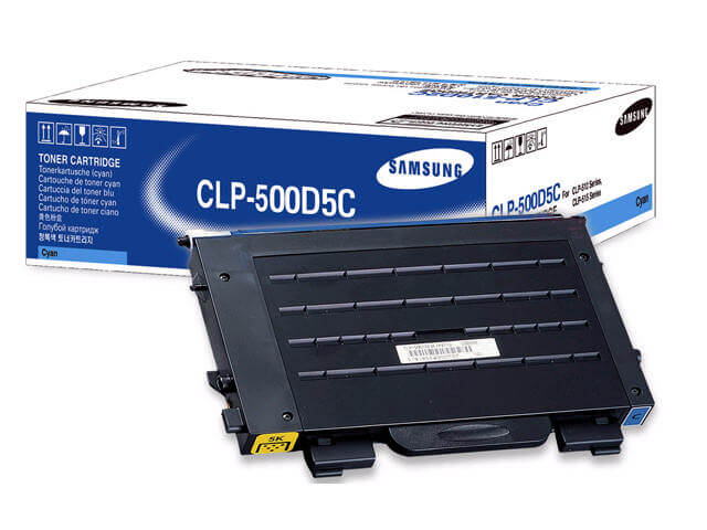 Mực in laser màu Samsung CLP-500D5C Cyan