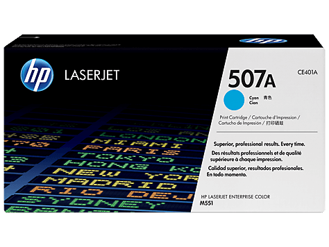 Mực in laser màu HP 507A Cyan (CE401A)
