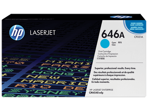 Mực in laser màu HP 646A Cyan (CF031A)