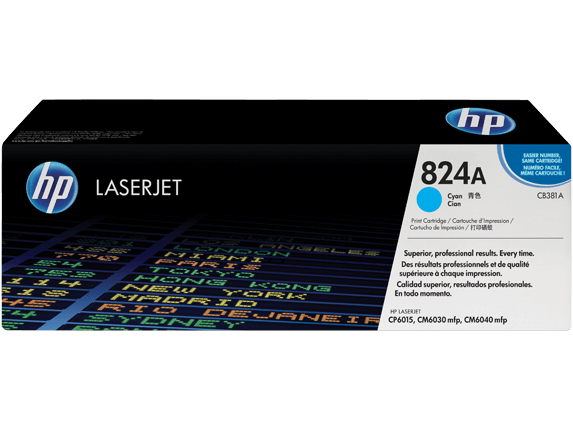 Mực in laser màu Hp 824A Cyan (CB381A)