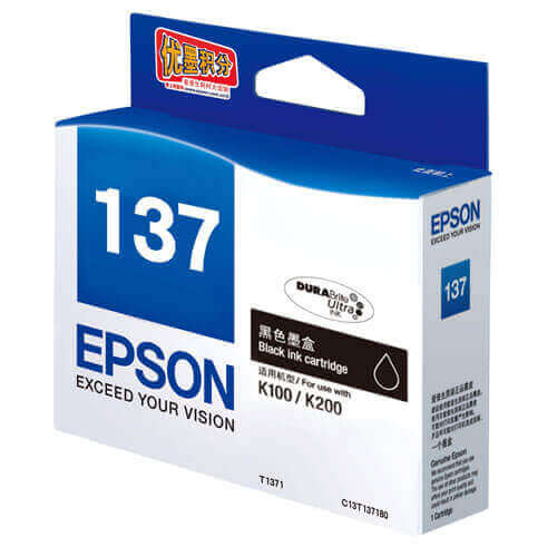 Mực in phun màu Epson 137 Black (T137193)