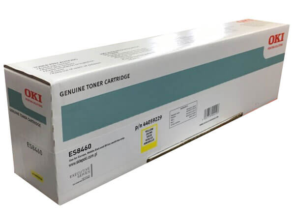 mực in laser màu oki es8460y yellow